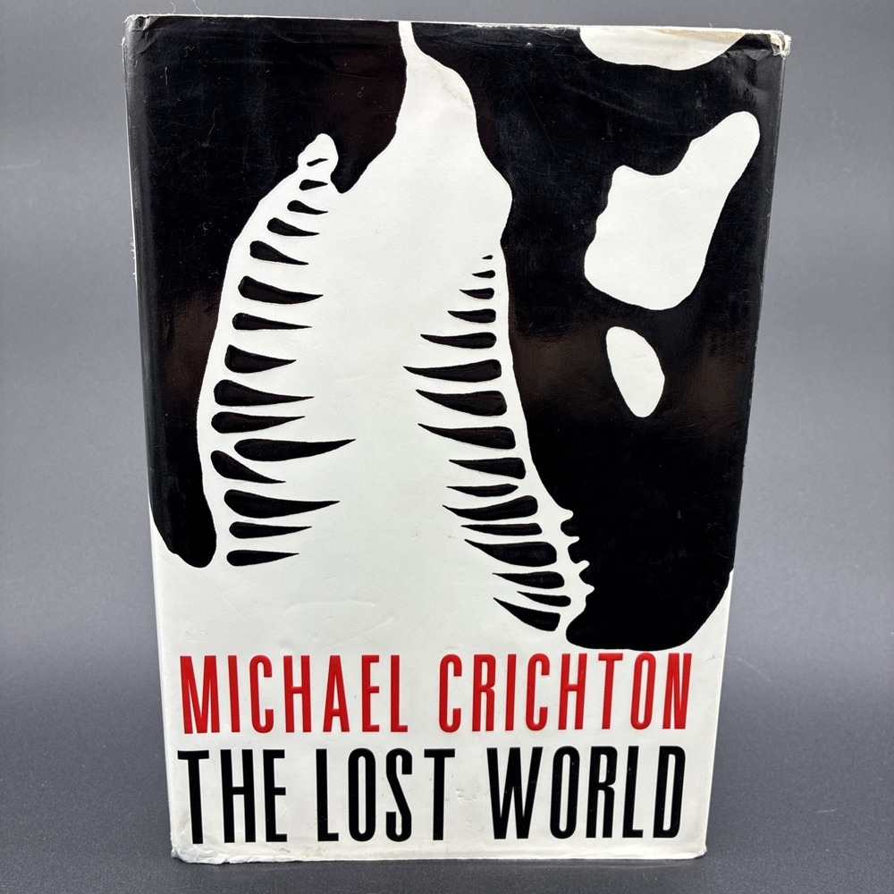 Michael Crichton The Lost World 1995 HC/DJ 1st First Trade Edition Jurassic Park - Picture 1 of 16